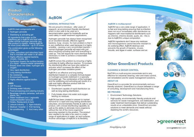 designing leaflet
