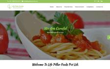 Life Pillar Foods Website Design